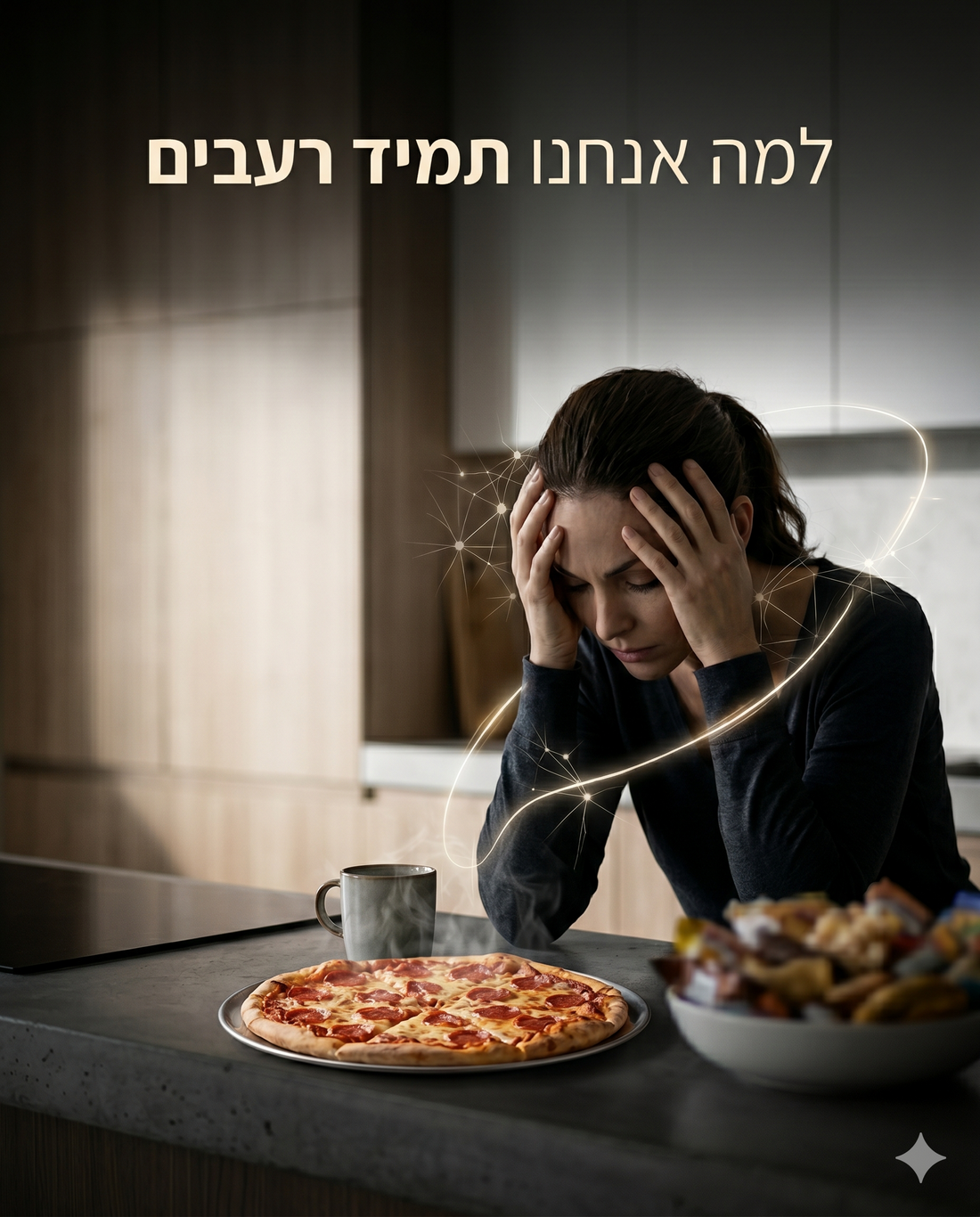 מחקרים קובעים: הסיבה האמיתית שאתם תמיד רעבים (וזה לא קשור לגודל הקיבה)